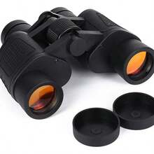 Prismáticos profesionales: Alcance de 3000 m, prisma BAK4 y óptica HD para una visión nítida. - Negro - Ver 7