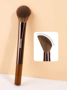 MAANGE 1/2/6件套专业化妆刷套装，可重复使用便携式化妆刷，包括散粉刷、腮红刷、遮瑕刷、修容刷、鼻刷、细节刷、粉底刷，适用于液体化妆品，适合日常面部彩妆，赠品 - 咖啡棕 - 查看 7