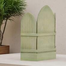 MINGZHANG 1 Christmas Story Temple, Hand-Painted Birth Background, High-Quality Resin Material, Suitable For Background Decoration Of Christmas Ornaments, Miniature Ornaments Of Jesus' Birthplace, Home Desktop Garden Decoration Sculpture, Special Gift For Christmas Party - 橄欖綠 - 查看 7