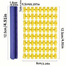 Mini instrumente de ștampile alfanumerice, potrivite pentru mini ștampile alfanumerice 3 în 1 pentru decorarea lut, prăjituri și torturi - ștampile de caractere din plastic, neelectrice, pentru unelte și meșteșuguri ceramice - Multicolor - Vizualizare 17