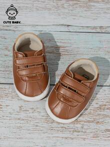 Giày thể thao đế mềm thoáng khí thoải mái cho trẻ sơ sinh chống trượt - màu nâu - Xem 3