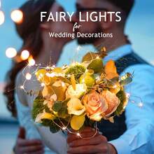 48 Pack Fairy Lights Battery Operated [3 Modes], 7ft 20 Led Twinkle Lights String Lights Waterproof Bulk Small Mini Silver Wire For Christmas Mason Jars Wedding Table Centerpiece (Warm White) - Warm white light - View 3