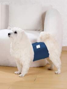 3片装可重复使用公狗尿布 - 超强吸水可水洗公狗尿布 - 可重复使用公狗尿布（纯色） - 彩色 - 查看 6