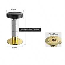Bộ 4 chân đồ nội thất điều chỉnh được, chân đỡ nan giường điều chỉnh được, thích hợp cho bàn/giường/tủ/ghế sofa, khung giường, chân đỡ nan giường điều chỉnh độ cao. - Nhiều màu - Xem 10