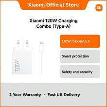 Xiaomi 120W Charging Combo (Type-A) - White - View 1