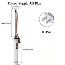 ShenFire Single Barrel 9mm White Hair Curling Iron