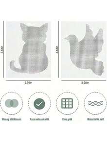 10-Piece Mix And Match Set Of Door And Window Screen Repair Patches, Sliding Pet Screen Door Repair Patches, Strong Adhesive Screen Repair Stickers For Repairing Tears And Holes - Heavy Duty Tear-Resistant Patches, DIY Home Screen Repair, Anti-Mosquito Net Patches, Essential For Pet Owners, Renters, Homeowners, Summer Preparation, Moving Season, Labor Day, Back To School - Grey - View 4