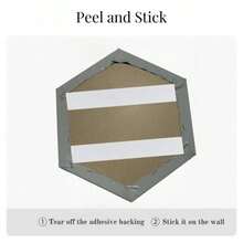 1 pieza 25cmx14.4cm Cabecero hexagonal de paquete suave Tatami Pared circundante Pegatina autoadhesiva Fondo de pared Dormitorio Sala de estar Decoración nórdica