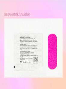 24片装新鲜草莓心形3D立体美甲贴片 - 杏仁形 - 中等长度，可移除美甲贴纸，适合女性美甲用品 - 粉色 - 查看 8