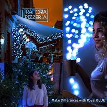 48 Pack Fairy Lights Battery Operated [3 Modes], 7ft 20 Led Twinkle Lights String Lights Waterproof Bulk Small Mini Silver Wire For Christmas Mason Jars Wedding Table Centerpiece (Blue) - 藍色 - 查看 5