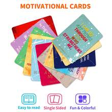 50pcs/Set Bible Verse Cards, Mini Scripture Cards, Motivational Cards, Encouragement Cards, Christmas Gift Prayer Cards, Christian Inspirational Cards For Men And Women, Encouragement Gift. - Multicolor - View 11