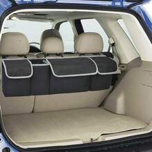 Large Car Boot Pocket Storage Bag Organiser Back Seat Hanger Tidy Hanging Pouch - 黑色 - 查看 4