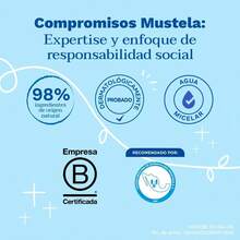 Mustela Pack 4 Toallitas Compostables, Limpia Cara, Manos, Area de Pañal, Deja la piel suave - 1 - Ver 4