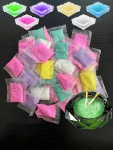 50/10 件烟灰缸沙、水晶沙除臭凝胶、一次性灭火器、烟灰缸沙、吸烟配件、家居饰品、家庭和办公室清洁产品、除灰解决方案、紧凑设计、易于使用、烟灰缸灭火沙、即时除臭剂和空气净化器 - 彩色 - 查看 10