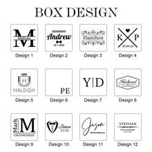 Personalized Embossed Monogram Wedding Cufflink, Custom Handmade Groomsmen Proposal, Gift For Father, Best Man Gift, Wedding Groomsman Cufflinks, Christmas Gift - Multicolor - View 10