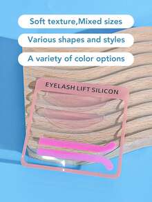 2 Pairs/4 Pieces Regular Soft Eye Pads, Can Be Used As Eye Masks, Soft And Reusable, Ultra-Thin Eyelash Lifting Pads, Great Helper For Eyelash Curling And Eyelash Extension, Eyelash Makeup Tool Pads (Multiple Colors) - Multicolor - View 11