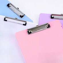 1/2 Folder Storage Box, Available In Multiple Colors, With Built-In Storage Space, Suitable For Storing Test Papers, Files, Sheet Music And Other Materials, Essential For Students And Teachers - Pink - View 4