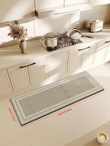 1 tấm thảm nhà bếp hình chữ nhật, kích thước 45*120cm, thảm trải sàn cao su chống trượt, thảm nhà bếp, thảm chùi chân có thể giặt được, thích hợp cho nhà ở, phòng tắm, hành lang, phòng giặt, văn phòng, quà tặng tốt nghiệp, tiệc độc thân, quà tặng phù dâu, Ngày của Cha, trang trí Halloween. - Nhiều màu - Xem 2