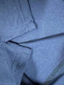 Men's PLAIN POLO Shirt Premium Cotton Pique Fabric Promotion - Navy Blue - View 5