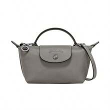 Organizador de minibolsos Lo1ngchamp Le Pliage, pequeño organizador de fieltro, ideal para bolsos pequeños, con bolsillos multifuncionales. - Gris - Ver 1