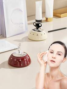 Magnetyczny mechaniczny timer – precyzyjny timer odliczający czas z mocnym klejem, mechaniczny timer biurkowy/lodówkowy do gotowania, pieczenia i nauki (łatwy do odczytania pokrętłem) 1 szt. - Wielokolorowe - Zobacz 4