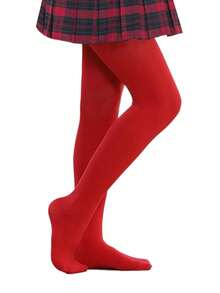 2-12 Years Girls Ballet Dance Tights, Solid Color Fashion Pantyhose Dance Leggings - Multicolor - View 8