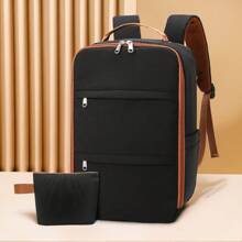 Myco 瑞安航空登机箱，飞机背包，40x20x25厘米单肩包，轻便女士旅行背包，2025新款极简设计，适合中学生、旅行、徒步、装笔记本电脑，尼龙材质，男士返校礼物 - 彩色 - 查看 13