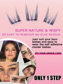 180/90 Cluster No Glue No Remover Needed Individual Lash Clusters C 0.07 Natural Look DIY Eyelash Extensions False Eyelashes Natural Clusters Cosplay Lash 10 Row Wear No Glue Needed Lashes Natural Long False Eyelashes Clusters For Women Eyes For Party Club Cosmetic Makeup Toollash Clusters,Eyelash Clusters,Individual Eyelashes,Lashes,Fake Lashes