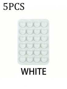 3/5Pcs Multi-Purpose Square Silicone Suction Cup Mobile Phone Holder, 24-Hole Suction Cup With Strong Adhesiveness, 1/10/20/30/40/50/60Pcs,Suitable For Various Scenarios To Prevent Phone Falling, Used For Video, Vibration, And Self-Portrait Phone Accessories