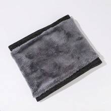 1 قطعة واقي رقبة من الصوف المحبوك، وشاح رقبة دافئ مناسب للرجال والنساء، ناعم، قابل للتنفس، خفيف الوزن ومريح للاحتفاظ بالدفء في الشتاء