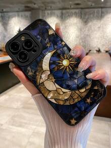 波西米亚风星空图案手机壳,饰以月亮、星星、太阳等彩色图案,融合复古艺术、神秘元素(月亮和星星符号),黑色印花,充满波西米亚风情。这款手机壳神秘浪漫,复古风格,保护手机免受日产和三星Galaxy手机的侵害。此外,它还适用于 17 Pro Max等机型,以及三星A05/A13/A15/A14/A34/A54/A52/A53/S21FE/S22/S23/S24/PLUS/ULTRA等机型。 - 彩色 - 查看 3