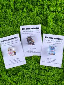 5 Pcs Beautiful Glow-In-The-Dark Resin Party Cards Will Inspire You To Face Life's Challenges With A Positive Attitude. These Animal Greeting Cards Are Perfect For Family, Friends, Beloved Mothers, And Women.