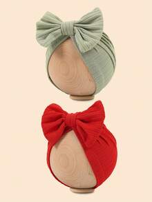 8 Farben Frühlings- und Herbststil bestickter Stirnband Hut mit Schleife Dekoration für 1-12 Monate alte Babys, gestrickte handgenähte Stretchstoff Baby Mädchen und Baby Jungen Kleidung, Schleife Haarschmuck für Mädchen, Kinderzubehör, süße Dekorationen für Babyprodukte, Kinderzubehör, Stirnbänder, Mädchen Haarschmuck, Mädchen Kleidung