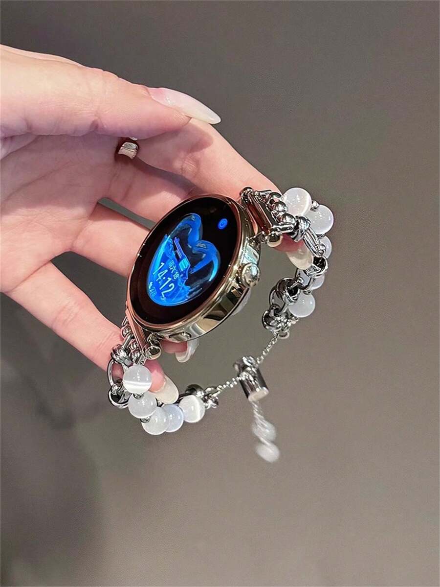 18mm/20mm/22mm Asymmetric Metal Watch Band - Fashionable Replacement Strap, Compatible With Samsung Galaxy Watch 6/5/4 (40mm/44mm), Galaxy Watch 5 Pro, Galaxy Active 2, Watch 6/4, GT4/GT3/GT2 Pro - Butterfly Buckle, Comfortable, Unisex Design