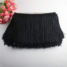 2/10Yards/Pack 15cm Fringe Trim Lace Polyerter Fibre Tassel 4inch Wide Long For Clothes Accessories Latin Wedding Dress DIY Lamp Shade Decoration - Multicolor - View 26