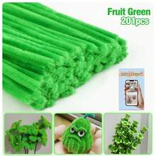 200/450 Pcs Multi-Color Thick Chenille Stems, Bulk Colored Pipe Cleaners Crafts, 9 Colors For DIY Crafts And Art Projects, Fuzzy Sticks For Valentine's, Mother's Day & Easter Decorations