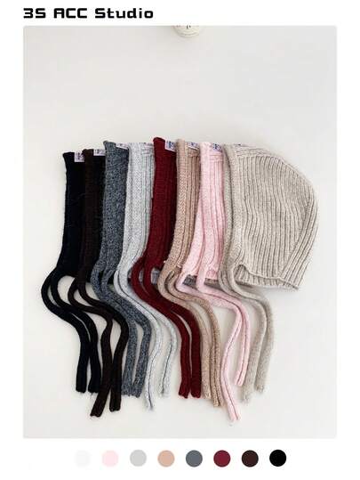 1 件女士镂空针织帽，透气大头围，纯色，夏季新款，适合度假、露营、摄影