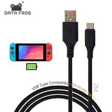 DATA FROG Type-C USB Power Charging Extension Cable Compatible With Nintendo Switch/Switch Lite/Switch OLED Controller - Line Length - View 2