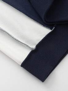 Balabala Boys 2 Pieces Set 2025 Fall New Sporty School Outfit - Dark Blue - View 7