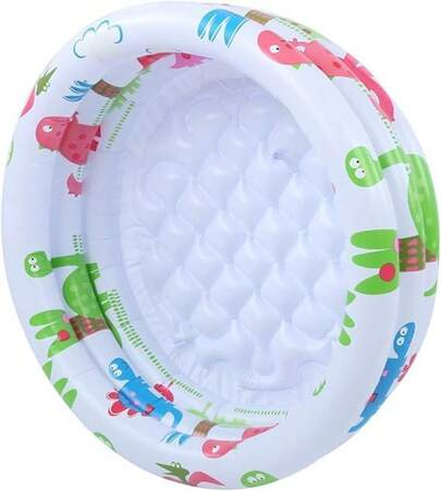 Alberca Inflable Para NiñOs, 90cm Piscina Inflable Alberca Infantil Piscina De Agua Para NiñOs, AcuáTica Segura De Verano TamañO