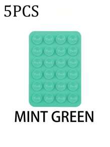 3/5Pcs Multi-Purpose Square Silicone Suction Cup Mobile Phone Holder, 24-Hole Suction Cup With Strong Adhesiveness, 1/10/20/30/40/50/60Pcs,Suitable For Various Scenarios To Prevent Phone Falling, Used For Video, Vibration, And Self-Portrait Phone Accessories