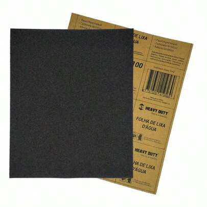 Kit 5 Folhas de Lixa Top Pros 230x280mm Amarela ou Preta