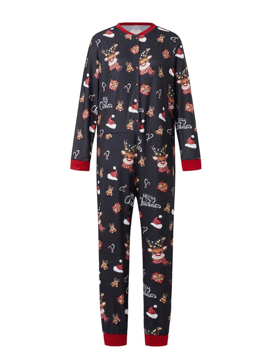 Spread Christmas Cheer With Our Hilarious Family  Collection - Perfect For Matching Fun - Black - View 1