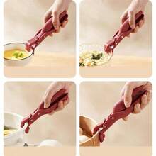 隔热防烫夹，多功能防烫碗夹，热碗碟夹，多用途防烫碗架夹，厨房食品处理工具 - 彩色 - 查看 6