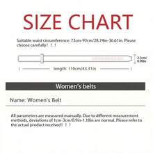 Unisex Vintage Belt With Smooth Letter Metal Buckle, PU Leather, Fashionable Design, Suitable For Jeans, Suits, Dresses - Ideal For Dates, Holidays, Parties, Casual Outings. Multiple Colors Available, Great Gift For Friends And Family For Christmas, Halloween, Oktoberfest And More