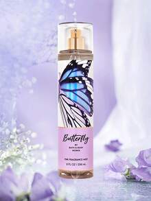Bath and Body Works 蝴蝶香氛喷雾，女士香氛喷雾，8盎司/236毫升，无动物实验，适合送给女友、妻子、母亲、朋友，生日、毕业典礼、派对、旅行、露营、户外活动、学校、校园旅行、节日、冬季圣诞节等特殊场合。 - 蝴蝶 - 查看 3