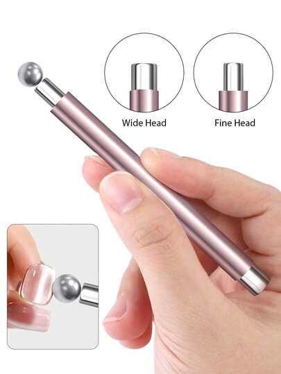 Double-Head Magnet Sticks For Cat Magnetic Gel Strong Magnetic Ball Cat Magnet For Nails Magnet Pen Painting Gel Detachable Manicure Tool