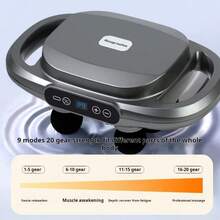 6支装智能按摩枪，Type-C充电（2000mAh锂电池），高功率输出，强劲驱动力，低噪音，LED显示屏，9种模式，20级强度调节，适用于不同身体部位，父亲节、母亲节和情人节的完美礼物