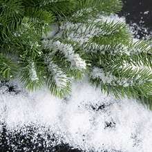 1 paquete (20g por paquete) Nieve de simulación, nieve artificial, accesorios decorativos, copos de nieve, materiales de decoración de escenario de nieve navideña, polvo de nieve seca - Multicolor - Ver 3