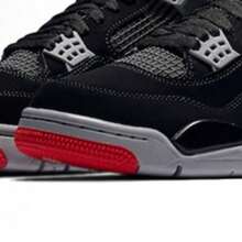 Men's Size Retro MidBredReimagined Jondan 4AJ4Reimagine - Đen và xám - Xem 2